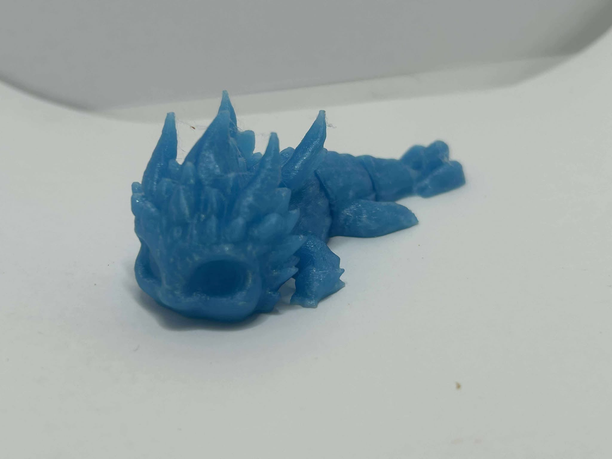 Ice Dragon Keychain